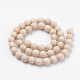 Natural Fossil Beads Strands G-Q462-123-10mm-2