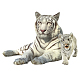 Adhesivo de pared de tigre blanco superdant DIY-WH0228-899-1