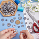 120Pcs 4 Style 4-Hole Natural Shell Buttons FIND-GA0003-28A-4
