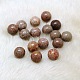 Perle di perline rotonde di diaspro naturale con pelle di leopardo G-A127-12mm-27-1