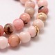 Round Natural Pink Opal Beads Strands G-K071-6mm-3