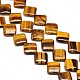Mixed Style Rhombus Natural Gemstone Beads Strands G-L254-M-2