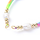 Création de bracelets de corde en nylon tressée AJEW-JB00540-05-2