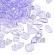 Прозрачные стеклянные бусины градиентного цвета GLAA-B026-01D-1
