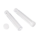 Clear Tube Plastic Bead Containers with Lid C066Y-3