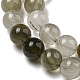 Natural Green Lodolite Quartz/Garden Quartz Beads Strands G-R494-A07-03-3