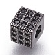 Perles de zircone cubique micro pave en Laiton ZIRC-F088-026B-1