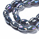 Electroplate Glass Beads Strands EGLA-S194-15A-A05-3