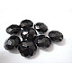 Perles rondes à facettes en acrylique massives bubblegum chunky X-PL865-8-1