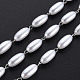 304 Stainless Steel & ABS Plastic Imitation Pearl Beaded Chains CHS-S008-014B-P-1