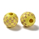Lasergravierte Tartan-Perlen aus Holz WOOD-I011-01B-04-1