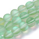 Chapelets de perles en pierre de lune synthétique G-F142-12mm-15-1