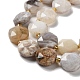 Chapelets de perles en agate fou naturel G-NH0004-032-4