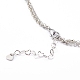 304 Stainless Steel Double Layer Necklaces NJEW-JN03350-3