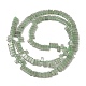 Естественный зеленый авантюрин бисер нитей G-Z045-A16-01-3