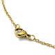 Ожерелье с подвеской из сплава и эмали в форме кошки NJEW-JN04613-03-5