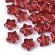 Transparent Spray Painted Glass Beads GLAA-N035-01-E01-1