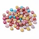 Perles acryliques opaques de couleurs mélangées MACR-Q242-011B-2