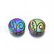 Perline in lega di colore arcobaleno con placcatura a cremagliera PALLOY-S180-361-2