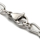 304 braccialetto a catena a maglie bowknot in acciaio inossidabile BJEW-C042-06P-3