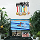 SUPERDANT Triathlon Medal Hanger Holder Display Sports Swim Bike Run Medals Display Rack for 40+ Triathlete Medals Wall Mount Iron Ribbon Hook Hanger Decor for Athletes Players Gifts for Kids ODIS-WH0021-743-7
