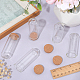 SUNNYCLUE 10Pcs 2.76 inch Glass Display Dome Cloche Glass Display Bell Jar Mini Glass Bottles Dome Display Dome with Cork Base Display Case for Flower Storage Christmas Party Favor Gift Home Decor AJEW-SC0001-55C-3