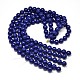Dyed Lapis Lazuli Round Beads Strands G-N0139-01-14mm-2