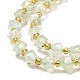 Chapelets de perles en préhnite naturelle G-P463-46-4