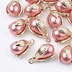 Colgantes de perlas de imitación de plástico abs FIND-S319-32-2