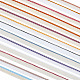 Ahadermaker 14m 14 styles bandeaux plats en polyester et coton OCOR-GA0001-49-1