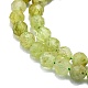 Natürlichen grünen Granat Perlen Stränge G-P457-A04-25-2