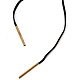 Korean Style Alloy and Lint Multilayer Lariat Necklace NJEW-N0052-047A-7