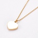 304 Stainless Steel Pendant Necklaces NJEW-L155-17-4