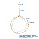 Bracelets à maillons en perles de culture d'eau douce naturelles BJEW-JB04818-01-5