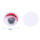 Plastic Wiggle Googly Eyes Buttons with Self-Adhesive DIY Scrapbooking Crafts Toy Accessories with Label Paster on Back KY-PH0002-03-8mm-3
