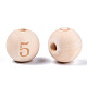 Unfinished Natural Wood European Beads WOOD-S045-141A-5-2