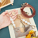Asas de cuero de la pu y conjuntos de cadena de correa de bolso de perlas de perlas abs FIND-PH0001-35-5