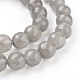 Natural Grey Agate Beads G-A047-1-3