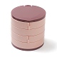 Caja de almacenamiento de joyería de plástico giratoria de 4 capa AJEW-YW0001-13A-1