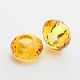 Faceted Glass European Rondelle Large Hole Beads GPDL-F013-07-1