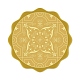 Самоклеящиеся наклейки с тиснением золотой фольгой DIY-WH0211-029-1