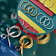 Ahadermaker Set di braccialetti in plastica pvc color gelatina 10 pz 2 colori BJEW-GA0001-08-4