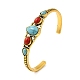 Bracelets de brassard en alliage de style tibétain BJEW-Q769-01AG-1