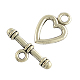 Tibetan Style Alloy Toggle Clasps TIBE-1079-AS-FF-1