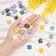 CHGCRAFT Opaque Resin Cabochons Accessories for Jewelry Making RESI-CA0001-10-3