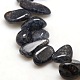 Natural Nuggets Crackle Agate Beads Strands G-P032-03-2