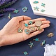 18Pcs 9 Styles Alloy Connector Charms FIND-TA0002-21-4