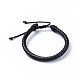Adjustable Leather Cord Braided Bracelets BJEW-JB04439-4