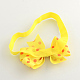 Cloth Polka Dot Bowknot Elastic Baby Headbands Hair Accessories OHAR-Q002-20G-2