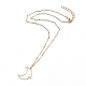 Collana pendente e set di gioielli con orecchini pendenti SJEW-JS01084-01-2